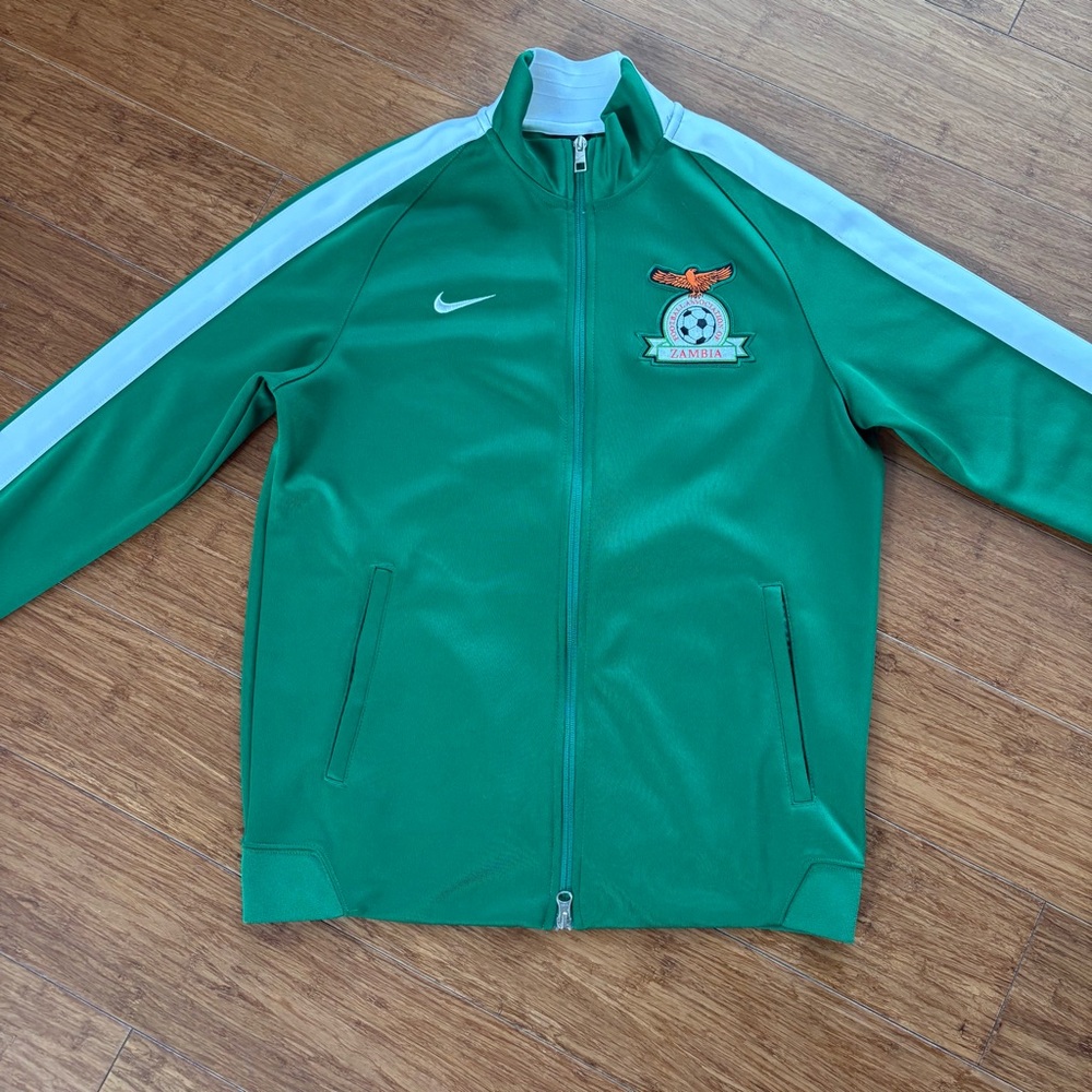 Nike Zambia Football Club 2012 N98 Jacket Medium Futbol Green
